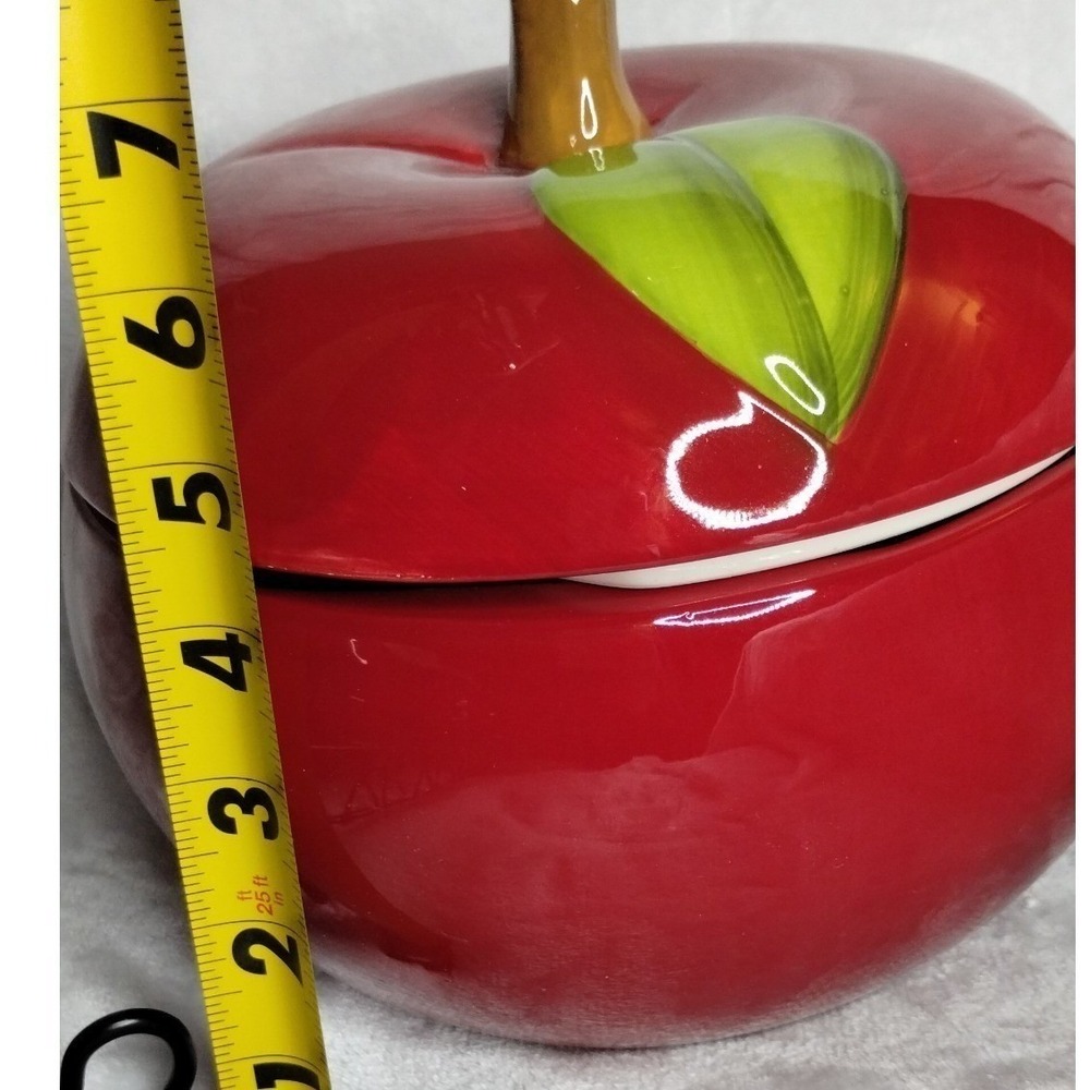 New‎ Temptations presentable Big Apple 3QT Tureen Set w/Wire Rack+4 Lidded Bowls - Picture 16 of 16
